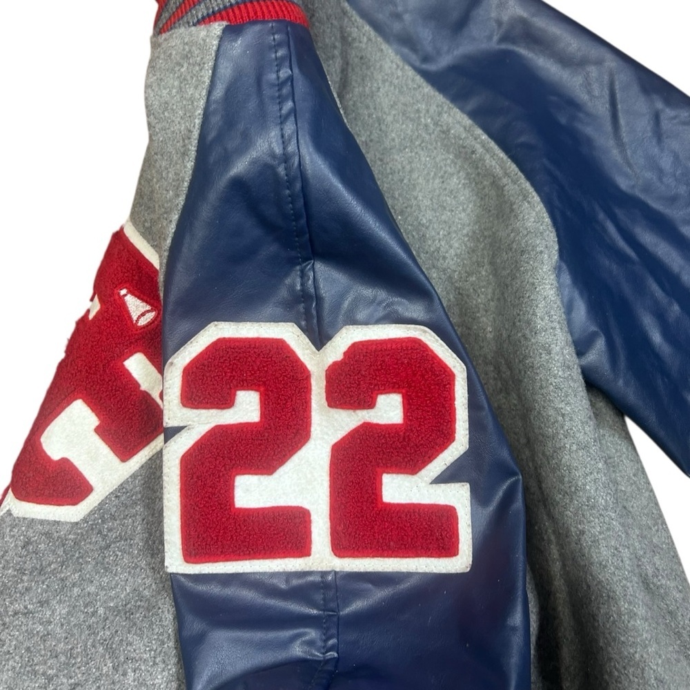 Vintage Wool Varsity Jacket M Track Cheer Letterman Collegiate Preppy Heritage - Picture 5 of 11